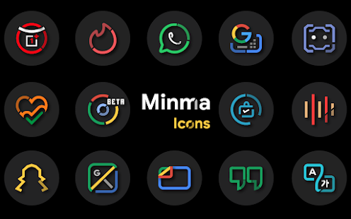 دانلود Minma Icon Pack 2.3 – برنامه آیکون پک “مینما” برای اندروید