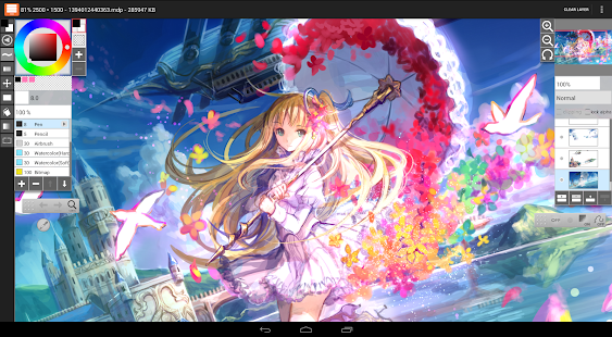 دانلود LayerPaint HD 1.9.42 – برنامه محبوب نقاشی برای اندروید